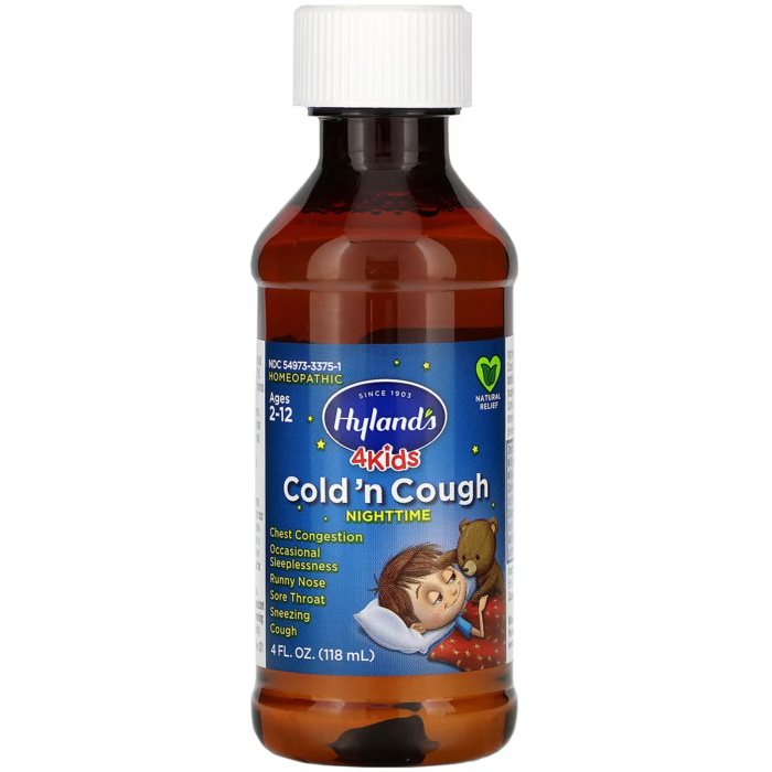 354973337510 - Hyland's Kids Cold & Cough (Nighttime), 118ml. - gallery image 10