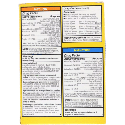 354973337817 - Hyland's Kids Cold & Cough Combo Pack, 2x118ml.