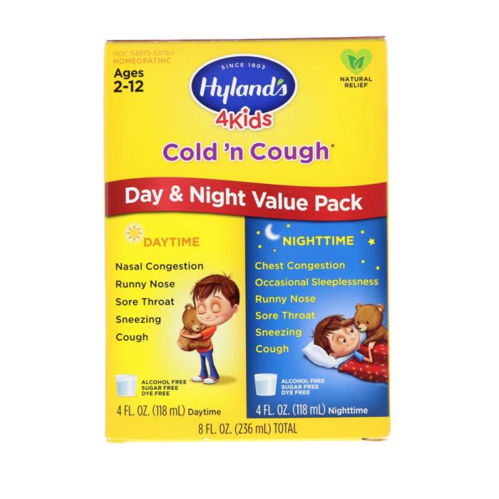 354973337817 - Hyland's Kids Cold & Cough Combo Pack, 2x118ml. - gallery image 2
