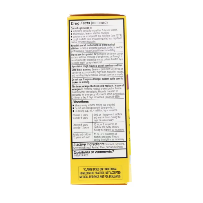354973337817 - Hyland's Kids Cold & Cough Combo Pack, 2x118ml. - gallery image 4