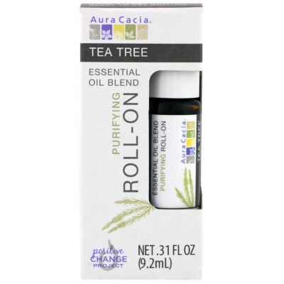 Aura Cacia Purifying Roll On- Tea Tree, 9.2 ml