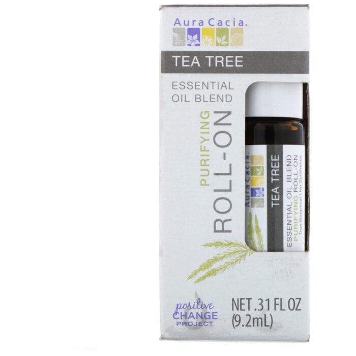 Aura Cacia Purifying Roll On- Tea Tree, 9.2 ml