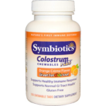 647303010154 - Symbiotics Colostrum Plus Chewable - Orange Creme, 120 tabs.