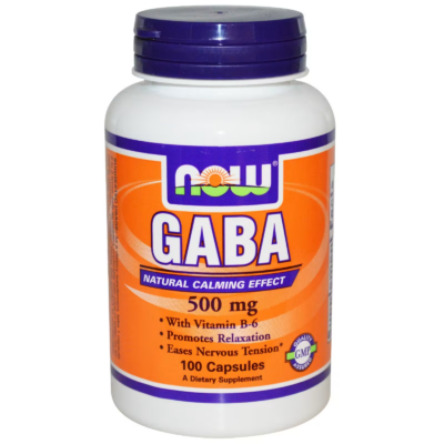 733739000873 - NOW GABA 500 mg, 100 caps.