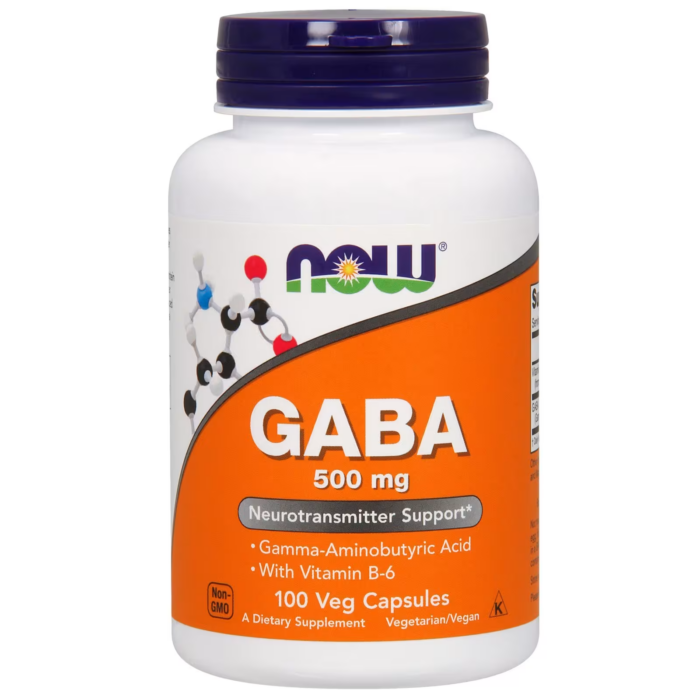 733739000873 - NOW GABA 500 mg, 100 caps. - gallery image 3