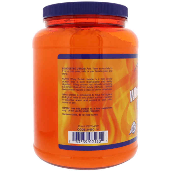 733739021601 - NOW Foods, Sports, Whey Protein Isolate, Creamy Vanilla, 1.8 lbs (816 g) - gallery image 5