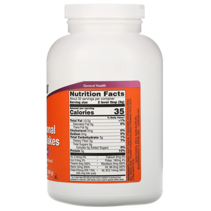 733739024558 - NOW Foods, Nutritional Yeast Flakes, 10 oz (284 g) - gallery image 6