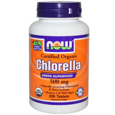 733739026316 - NOW Foods, Certified Organic Chlorella, 500 mg, 200 Tablets