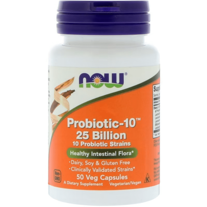 733739029263 - NOW Foods, Probiotic-10™ 25 Billion, 50 Veg Capsules - gallery image 3