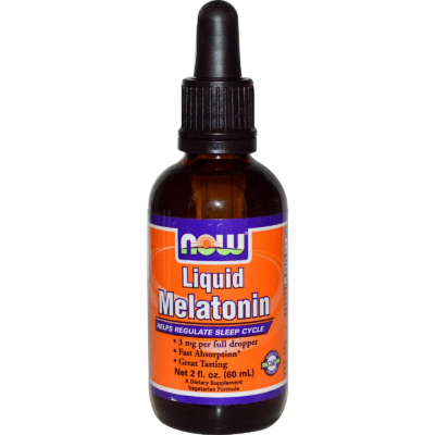 733739032614 - NOW Foods, Liquid Melatonin, 2 fl oz (59 ml)