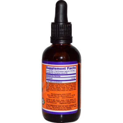 733739032614 - NOW Foods, Liquid Melatonin, 2 fl oz (59 ml) - gallery image 2