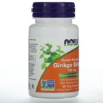 733739046826 - NOW Foods, Ginkgo Biloba With Eleuthero Root, 50 Veg Capsules - gallery image 9