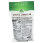 733739062444 - NOW Foods, Real Food, Organic Chia Seeds, 12 oz (340 g) - gallery image 2