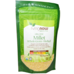 733739062857 - NOW Foods, Organic Millet Whole Grain, Hulled, 16 oz (454 g)
