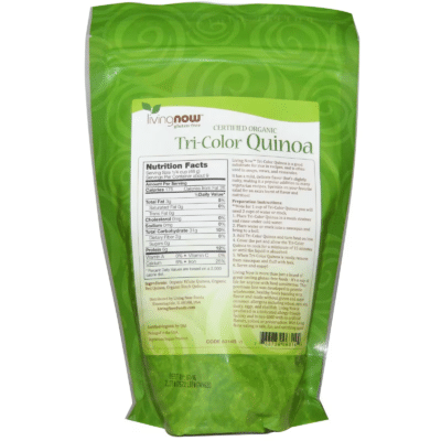733739063144 - NOW Foods, Organic Tri-Color Quinoa, 14 oz (397 g) - gallery image 2
