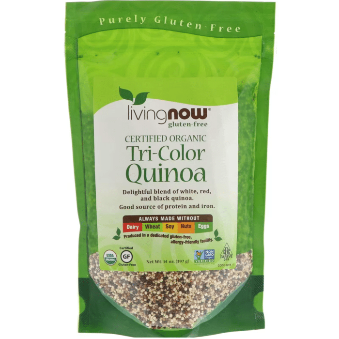733739063144 - NOW Foods, Organic Tri-Color Quinoa, 14 oz (397 g) - gallery image 3