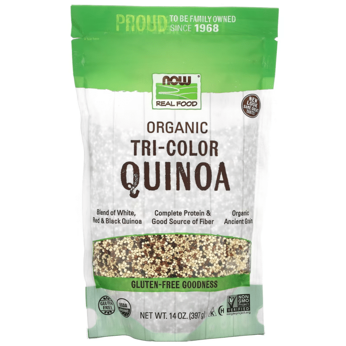 733739063144 - NOW Foods, Organic Tri-Color Quinoa, 14 oz (397 g) - gallery image 5