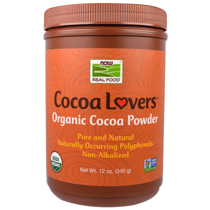 733739066725 - NOW Foods, Real Food, Organic Cocoa Powder, 12 oz (340 g) - gallery image 3