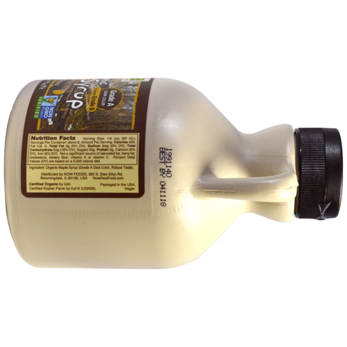 733739069481 - NOW Foods, Real Food, Organic Maple Syrup, Grade A, Dark Color, 16 fl oz (473 ml) - gallery image 4