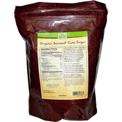 733739069658 - NOW Foods, Real Food, Organic Sucanat Cane Sugar, 2 lbs (907 g) - gallery image 2