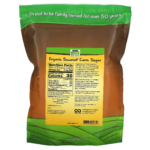 733739069658 - NOW Foods, Real Food, Organic Sucanat Cane Sugar, 2 lbs (907 g) - gallery image 4