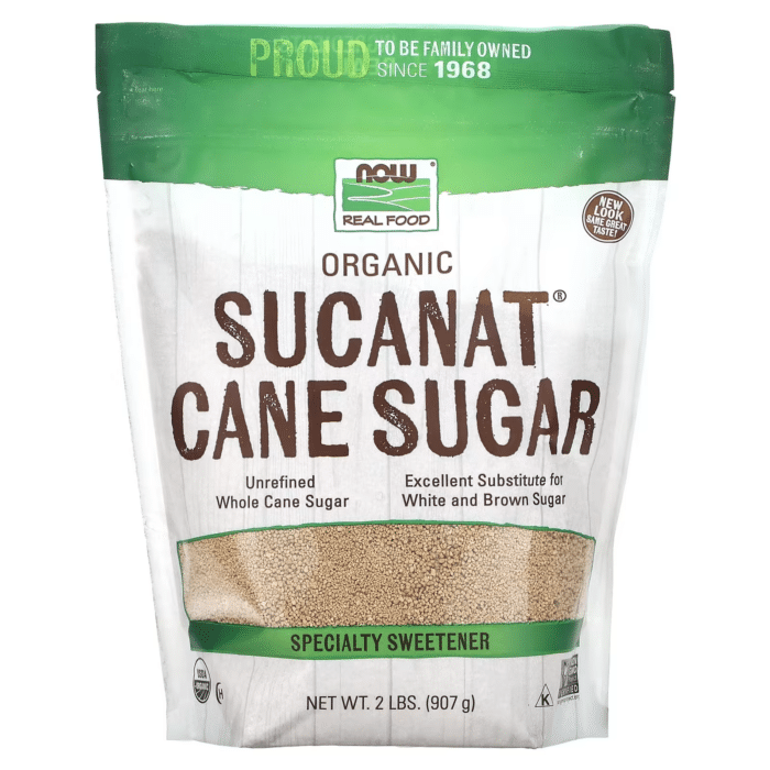 733739069658 - NOW Foods, Real Food, Organic Sucanat Cane Sugar, 2 lbs (907 g) - gallery image 5