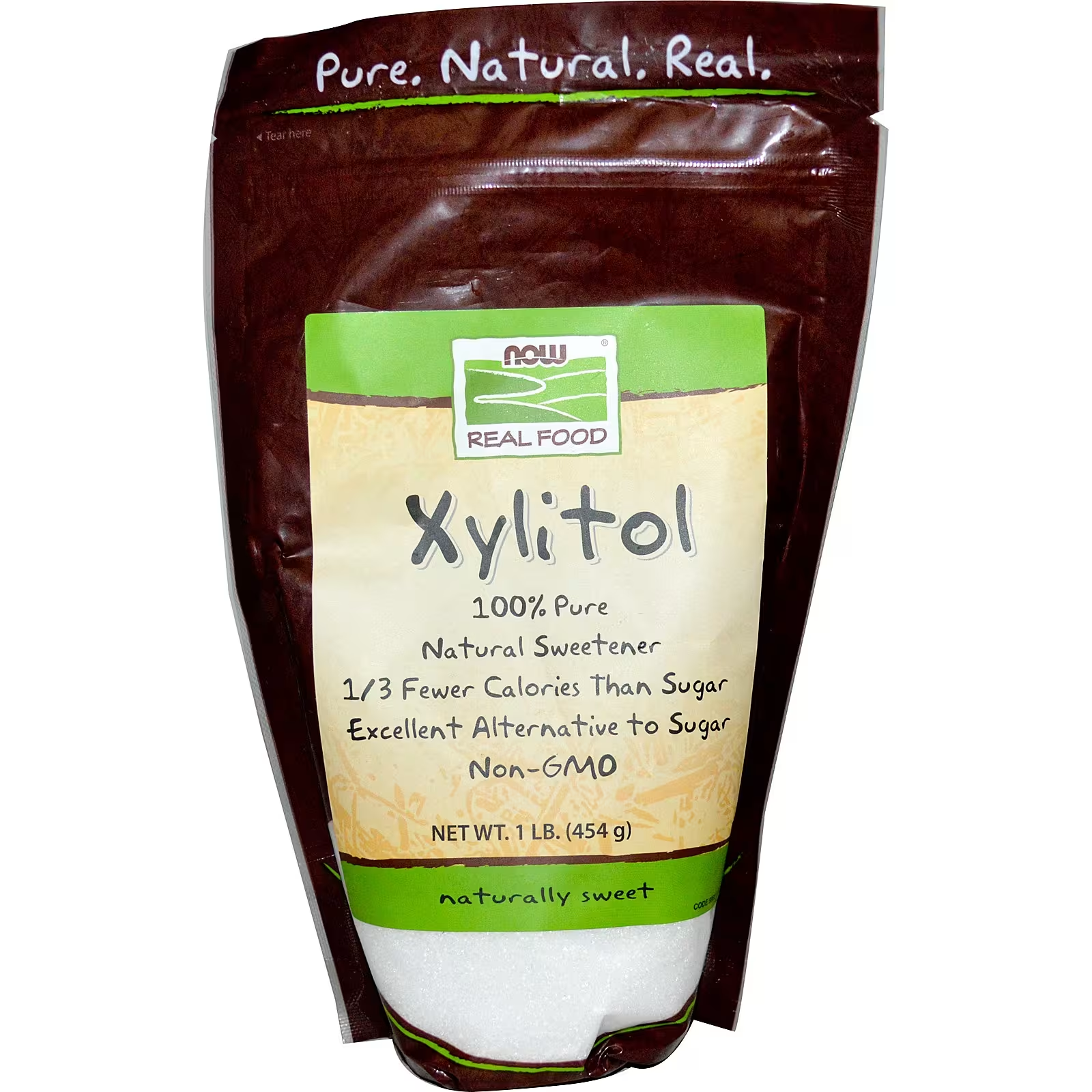 733739069832 - Now Foods Real Food Organic Xylitol 1 Lb 454 G - Threeleaf Wellness Club 733739069832 - NOW Foods, Real Food, Organic Xylitol, 1 lb (454 g)