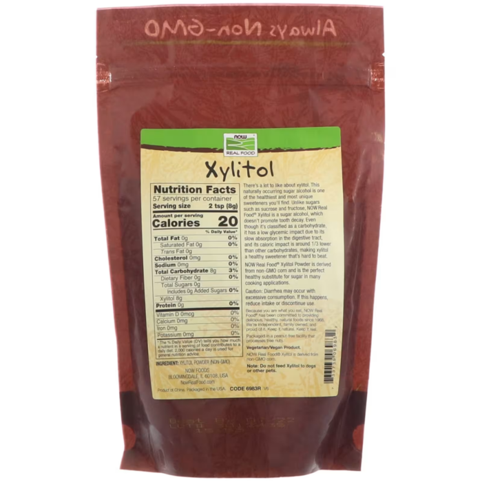 733739069832 - NOW Foods, Real Food, Organic Xylitol, 1 lb (454 g) - gallery image 4