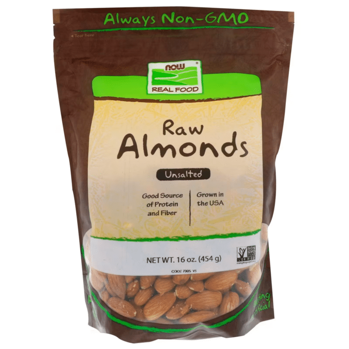 733739070050 - NOW Foods, Real Food, Raw Almonds, Unsalted, 16 oz (454 g) - gallery image 3