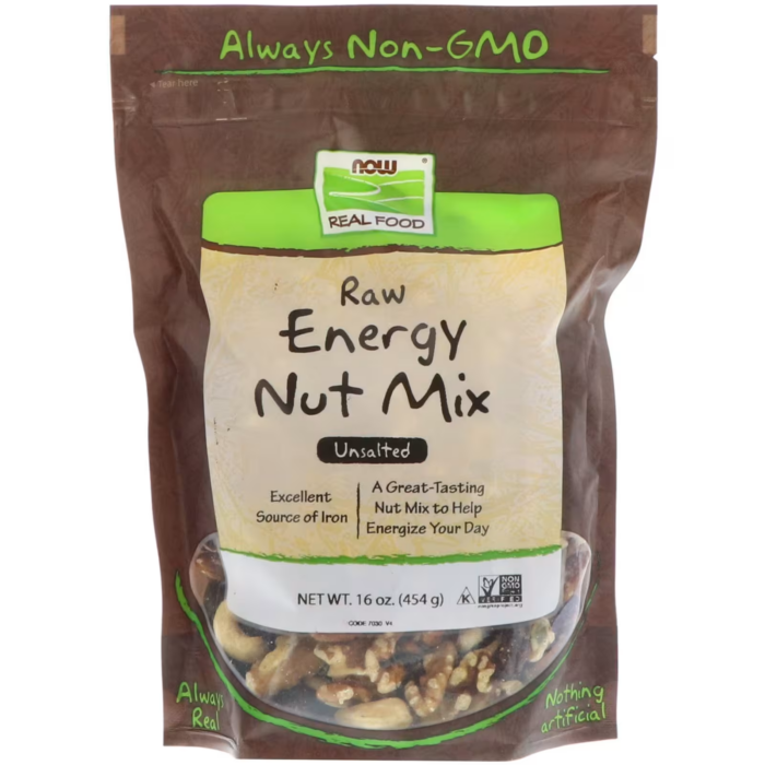 733739070302 - NOW Foods, Real Food, Raw Energy Nut Mix, Unsalted, 16 oz (454 g) - gallery image 3