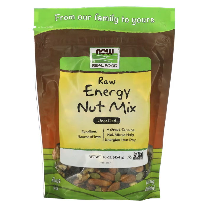 733739070302 - NOW Foods, Real Food, Raw Energy Nut Mix, Unsalted, 16 oz (454 g) - gallery image 5