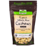 733739070661 - NOW Foods, Real Food, Whole, Raw Cashews, Unsalted, 10 oz (284 g)