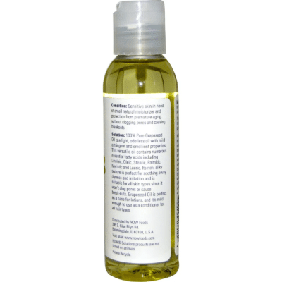 733739077059 - NOW Foods, Solutions, Grapeseed Oil, 4 fl oz (118 ml) - gallery image 2