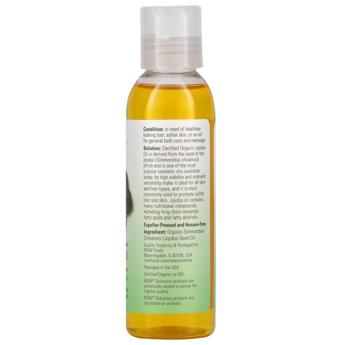 733739077134 - NOW Foods, Solutions, Jojoba Oil, 4 fl oz (118 ml) - gallery image 9