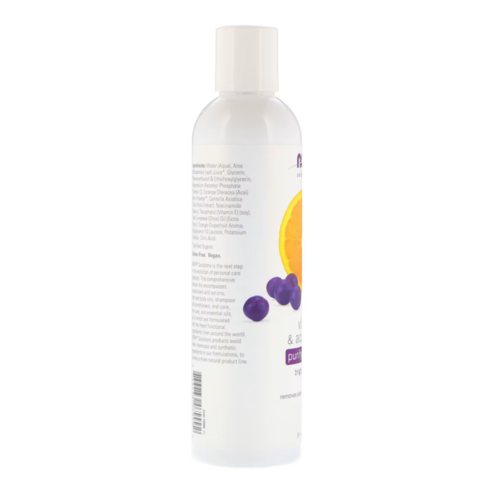 733739079992 - NOW Foods, Solutions, Purifying Toner, Vitamin C & Acai Berry, 8 fl oz (237 ml) - gallery image 5