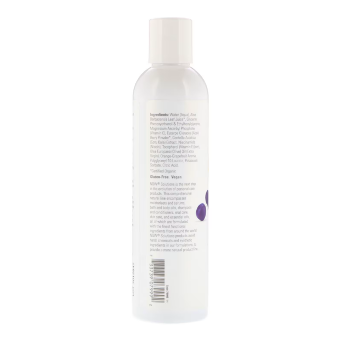 733739079992 - NOW Foods, Solutions, Purifying Toner, Vitamin C & Acai Berry, 8 fl oz (237 ml) - gallery image 6