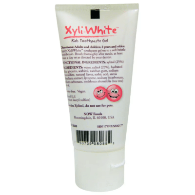 733739080882 - NOW Foods, Xyli-White™, Kid's Toothpaste Gel, Bubblegum Splash, 3 oz (85 g) - gallery image 2