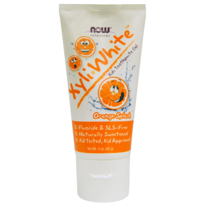 733739080899 - NOW Foods, Xyli-White™, Kids Toothpaste Gel, Orange Splash, 3 oz (85 g)
