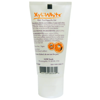 733739080899 - NOW Foods, Xyli-White™, Kids Toothpaste Gel, Orange Splash, 3 oz (85 g) - gallery image 2