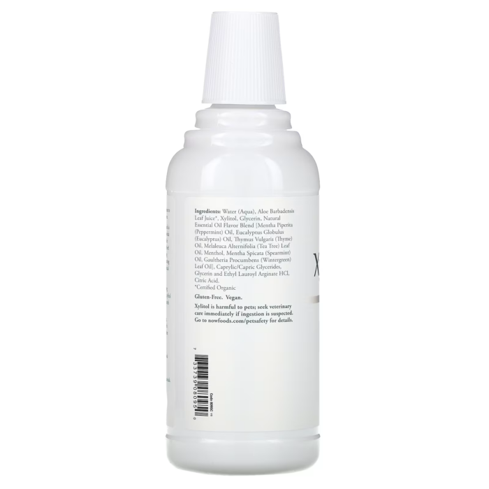 733739080950 - NOW Foods, Solutions, XyliWhite Mouthwash, Fluoride-Free, Refreshmint, 16 fl oz (473 ml) - gallery image 4
