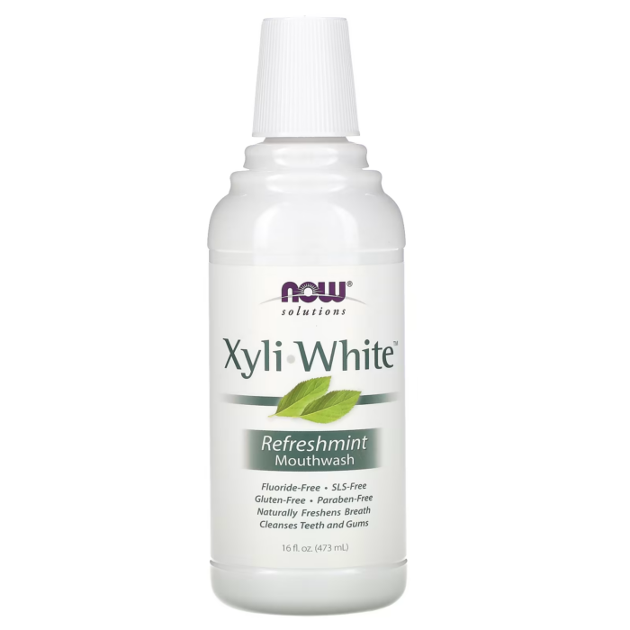 733739080950 - NOW Foods, Solutions, XyliWhite Mouthwash, Fluoride-Free, Refreshmint, 16 fl oz (473 ml) - gallery image 5