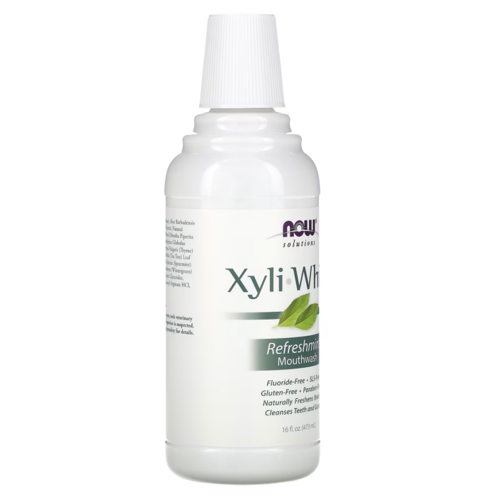 733739080950 - NOW Foods, Solutions, XyliWhite Mouthwash, Fluoride-Free, Refreshmint, 16 fl oz (473 ml) - gallery image 6