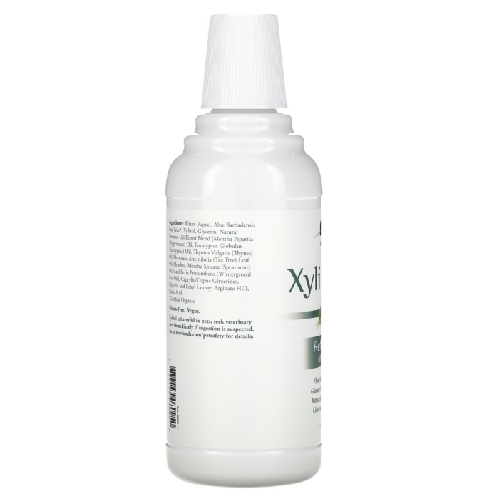 733739080950 - NOW Foods, Solutions, XyliWhite Mouthwash, Fluoride-Free, Refreshmint, 16 fl oz (473 ml) - gallery image 7