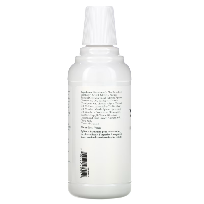 733739080950 - NOW Foods, Solutions, XyliWhite Mouthwash, Fluoride-Free, Refreshmint, 16 fl oz (473 ml) - gallery image 8