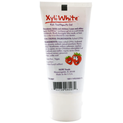 733739080974 - NOW XyliWhite Kids Toothpaste Gel - Strawberry Splash, 85 g. - gallery image 2