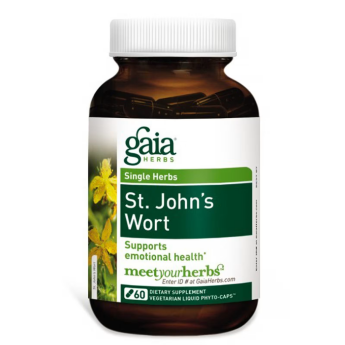 751063395922 - Gaia Herbs St. John's Wort Liquid Phyto-Caps, 60 caps.. - gallery image 2