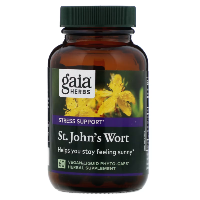 751063395922 - Gaia Herbs St. John's Wort Liquid Phyto-Caps, 60 caps.. - gallery image 3