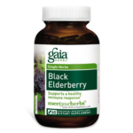 751063400602 - Gaia Herbs Black Elderberry Liquid Phyto-Caps, 60 caps. - gallery image 2