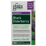 751063400602 - Gaia Herbs Black Elderberry Liquid Phyto-Caps, 60 caps. - gallery image 3