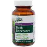 751063400602 - Gaia Herbs Black Elderberry Liquid Phyto-Caps, 60 caps. - gallery image 5